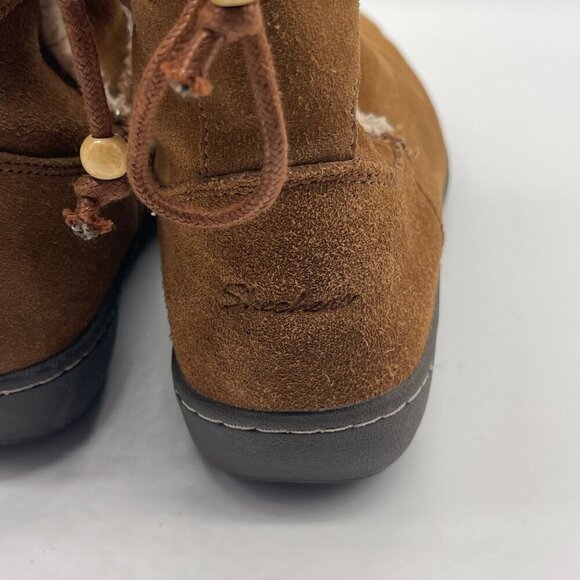 Skechers 49334 Women’s Slip-On Shoes – Size 8.5 – Chestnut Suede - Picture 6 of 12